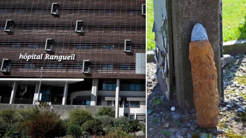 French hospital evacuated after WWI artillery shell found inside patient