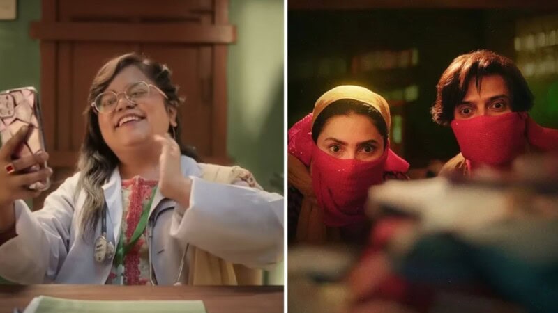 Internet reacts to Shehzadi Samra’s cameo in Mahira Khan, Fahad Mustafa’s upcoming movie