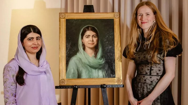 Malala becomes second Pakistani woman with portrait at Oxford