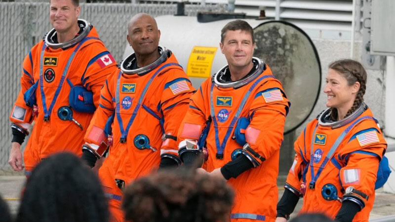 Four astronauts depart for moon mission as NASA restarts lunar programme after five decades