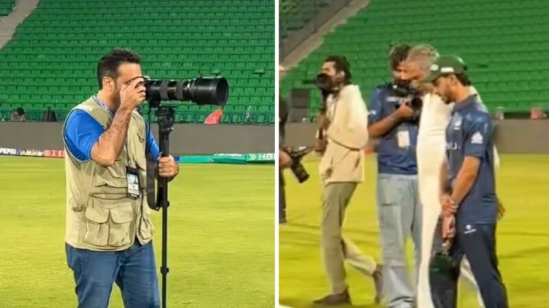 Sameer Minhas’ father goes viral photographing son at PSL debut