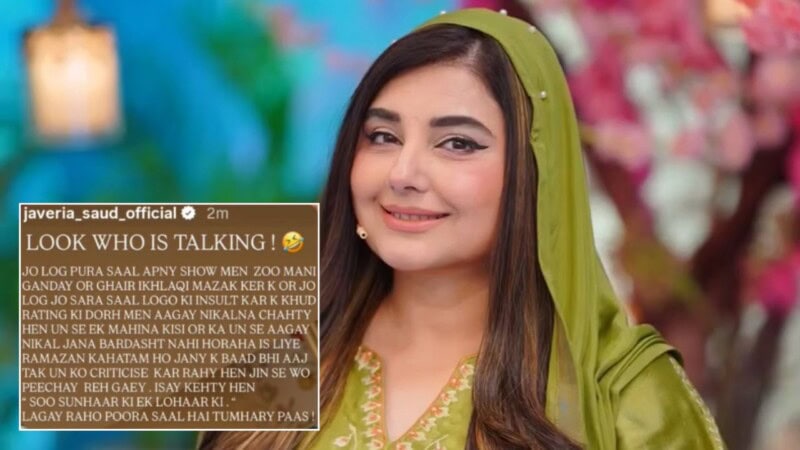 Internet thinks Javeria Saud just hit out at Tabish Hashmi