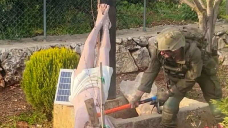 ‘Barbarism’: Backlash grows after Israeli soldier destroys Jesus statue in Lebanon