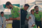 Viral young cancer patient finally gets to meet his idol Shaheen Afridi