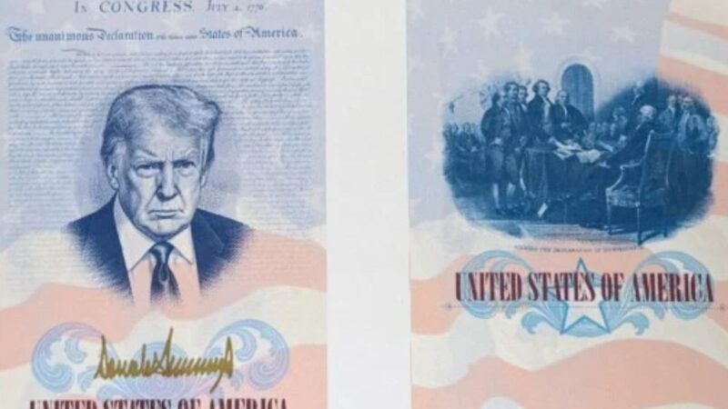 Trump’s photo to feature on American passports