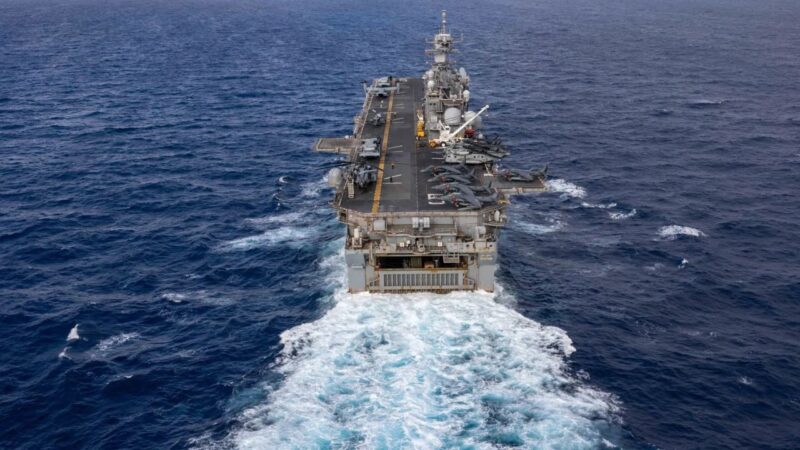 Iran claims striking US warship in Strait of Hormuz; CENTCOM denies report