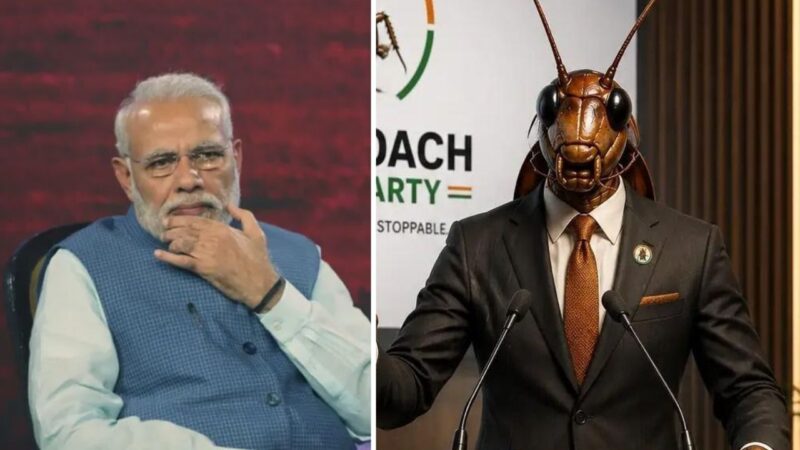 India’s newly-launched ‘Cockroach Janta Party’ beats Modi’s BJP in popularity with 14.5 million Instagram followers