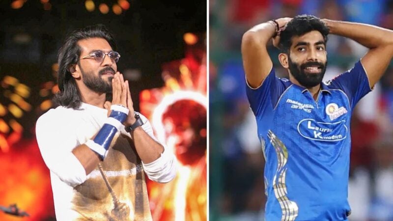 Indian actor Ram Charan apologises to Jasprit Bumrah after calling him a footballer
