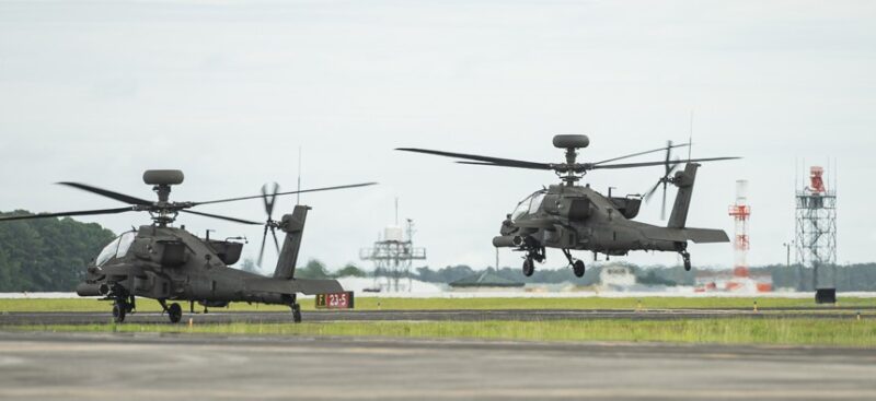 American Apache helicopter goes down near Strait of Hormuz