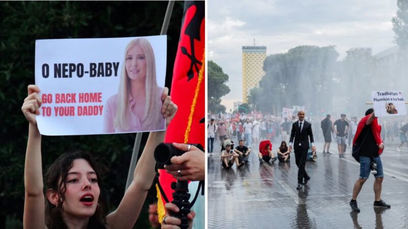 Investigation launched into land acquisition for Trump’s family resort as protests continue in Albania
