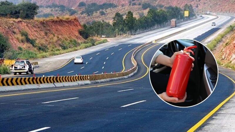Motorway Police makes fire extinguishers mandatory for all vehicles after deadly Expressway fire