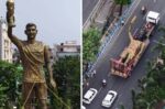 Lionel Messi statue