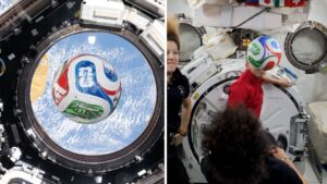 Pakistani FIFA World Cup ball travels to space