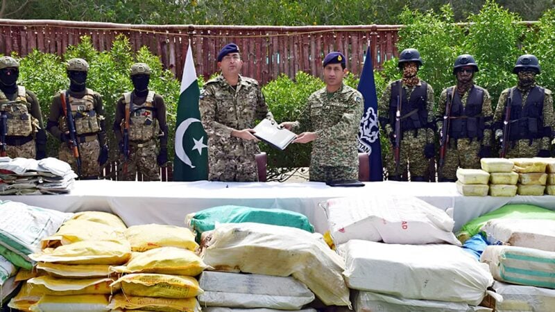Two tonnes of drugs seized off Gwadar coast