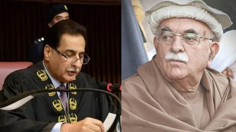 ‘No one allowed to speak against armed forces, judiciary in parliament,’ Speaker Ayaz Sadiq calls Opp leader Achakzai out