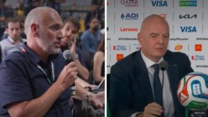 BBC journalist challenges FIFA president