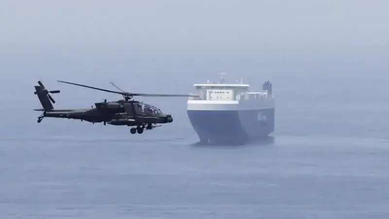 US hits Iran after helicopter downed near Hormuz; Tehran retaliates with strikes on regional bases