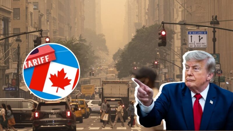 Trump threatens Canada with new tariffs as Ottawa wildfires smoke blankets North American cities