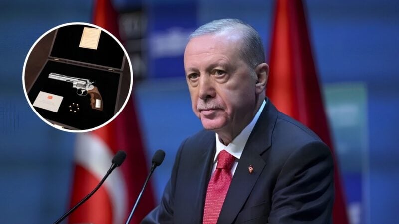 Erdogan gifts engraved guns to NATO leaders after Ankara summit