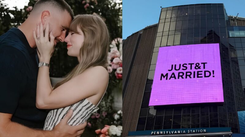 ‘JUST&T MARRIED’: Taylor Swift, Travis Kelce tie the knot in New York