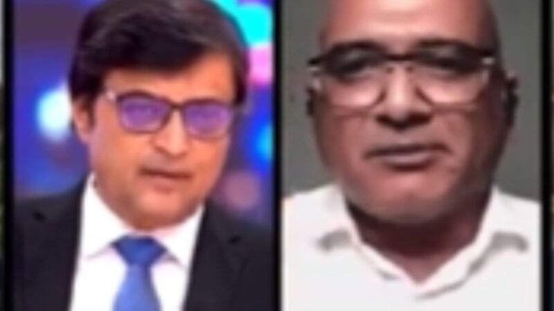 Pakistani journalist trolls Arnab Goswami on his own show for airing misleading clips