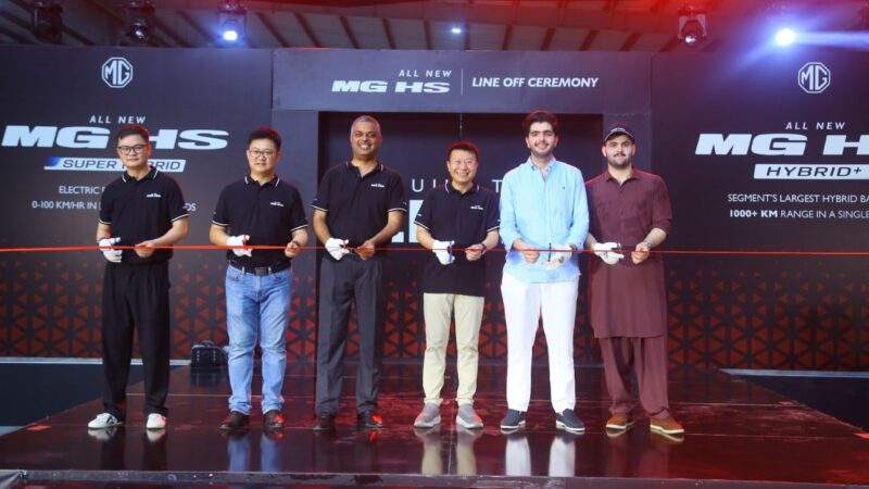 MG Pakistan Reinforces Customer Commitment with MG HS Hybrid+ and Super Hybrid Line-Off