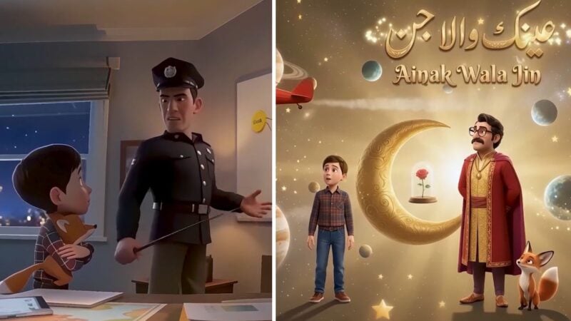 ‘Pro version he use kr letay’: Internet slams ‘AI-generated’ Ainak Wala Jin movie