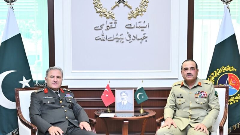 CDF Asim Munir awarded highest military service medal by Turkey