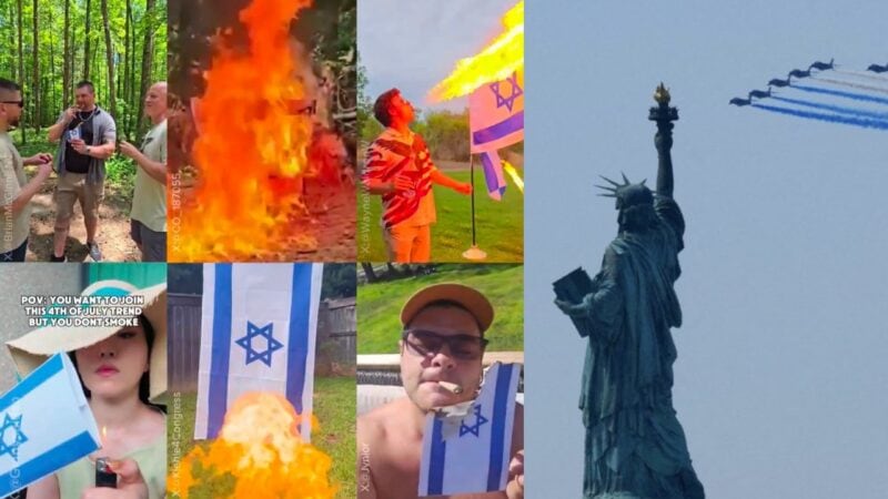 Viral videos show Americans burning Israeli flag on 250th Independence Day