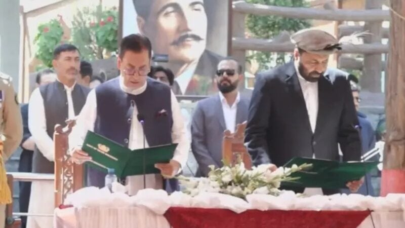 PPP’s Amjad Hussain sworn in as Gilgit-Baltistan chief minister