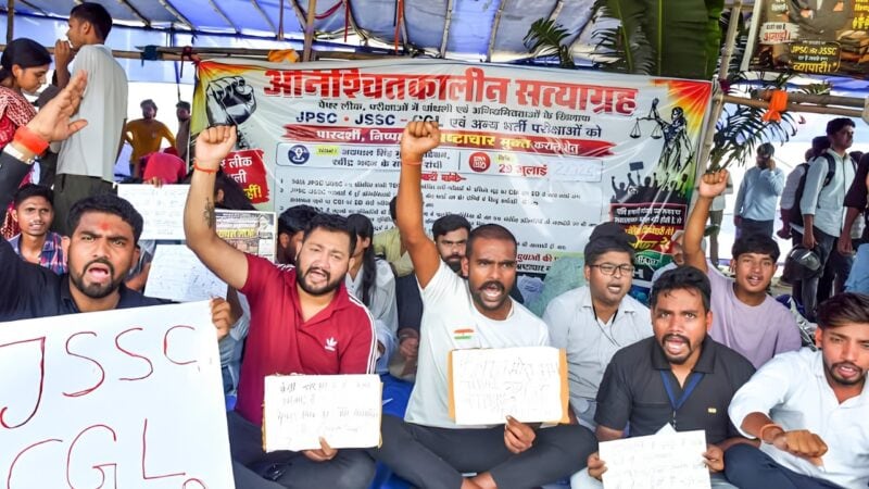 Students baton-charged, BJP leaders detained as Jharkhand exam protest intensifies
