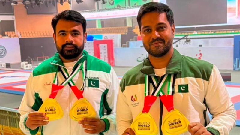 Pakistan wins two gold, one bronze medal at World Ju-Jitsu Championship in Abu Dhabi