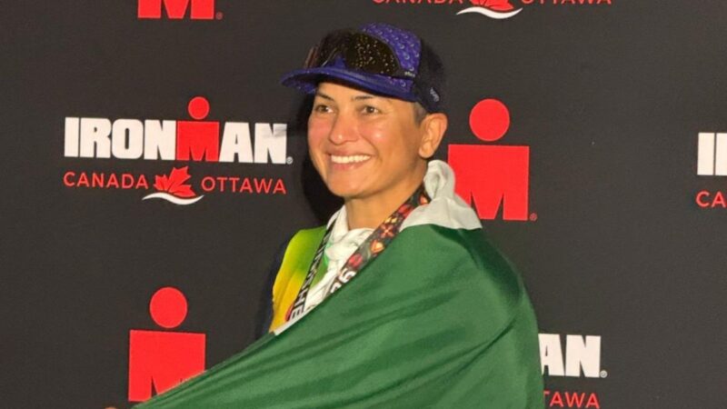 Pakistan’s Fauzia Haimani completes Ironman triathlon challenge for the fourth time