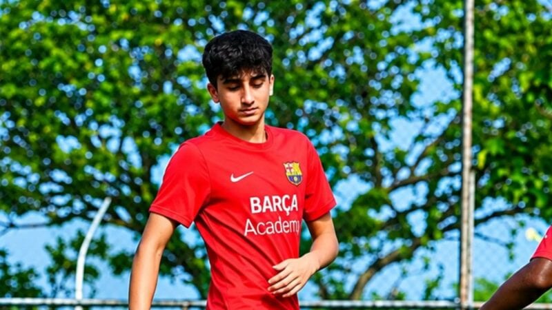 Pakistani footballer Momin Muzammil earns Barca U17 camp invite