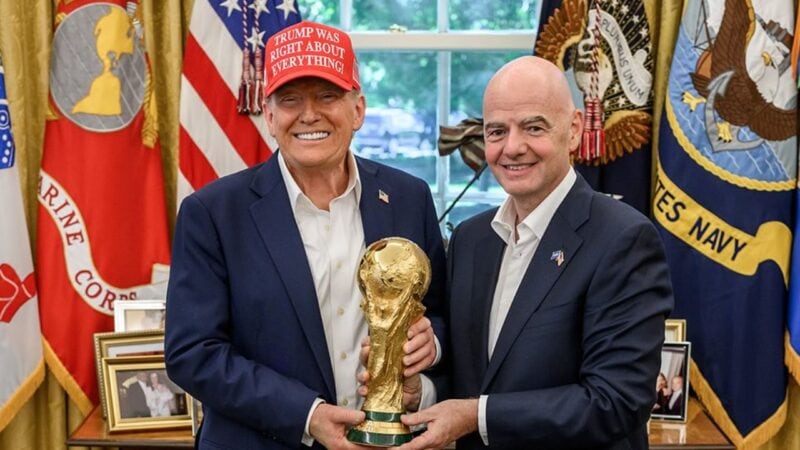 Trump throws weight behind FIFA president amid growing calls for change