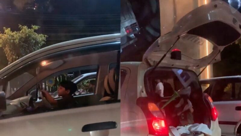‘Register FIR against the parents’: Viral video of child driving car draws criticism online