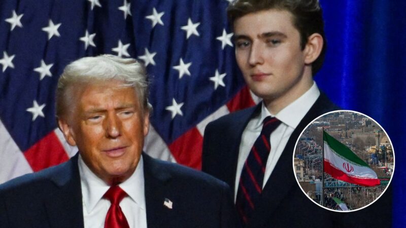 Iran state TV broadcasts segment detailing $10m bounty claim on Trump’s youngest son