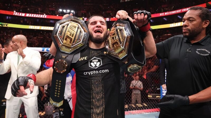 Islam Makhachev sets UFC record for consecutive wins with victory over Ian Machado Garry