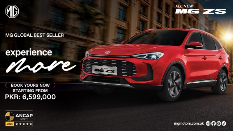 MG Pakistan Introduces the All-New MG ZS as a Smarter Upgrade for Modern Drivers!