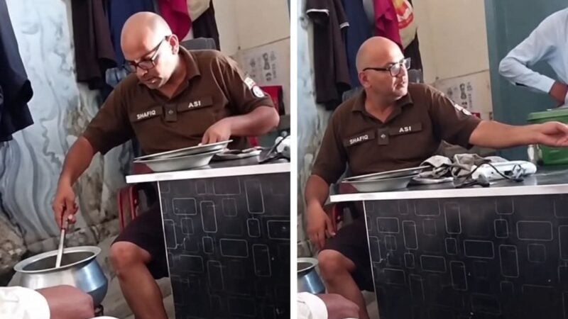 Okara police ASI suspended after video shows him cooking on duty