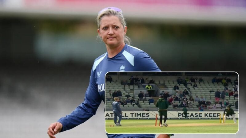 VIDEO: England’s Sarah Taylor mentors Pakistan’s Saad Baig during Edgbaston Test