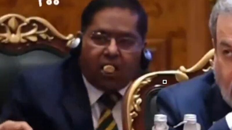 ‘Going nuts’; Indian diplomat mocked for snacking during BRICS speech