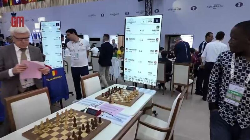 Pakistan boycotts Israel match at Chess Olympiad