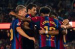 Raphinha scores hat-trick as Barcelona thrash Racing Santander 7-2