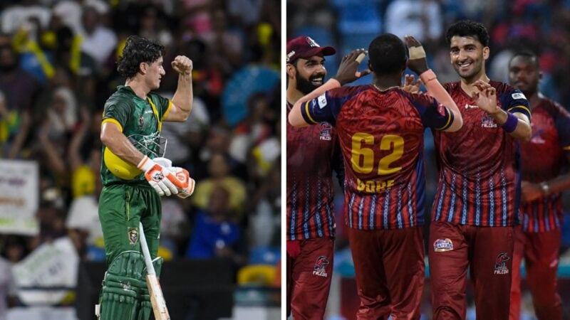 Pakistani players shine at CPL final as Maaz Sadaqat hits ton, Sufiyan Moqeem claims 4/14