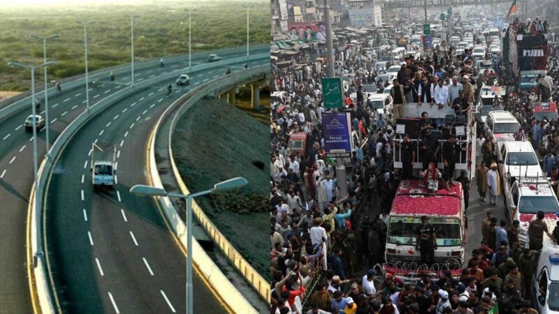 Major highways closed ahead of PTI’s Islamabad march