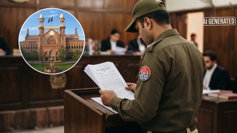 Lahore police SP struggles to read own staff’s FIR handwriting in front of LHC chief justice