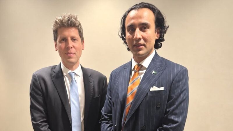 Bilal Bin Saqib meets Sam Altman to discuss AI opportunities for Pakistan