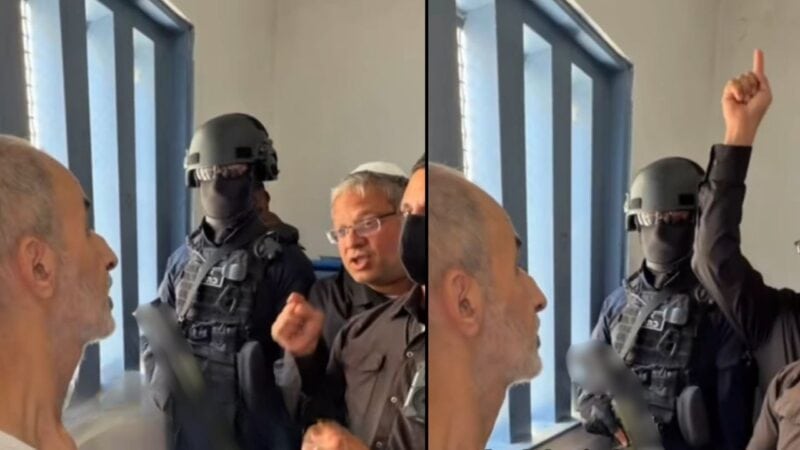 ‘I want to execute you’: Ben-Gvir films himself threatening Palestinian prisoner
