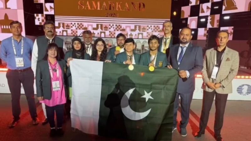 After ditching Israel match, Team Pakistan goes on to win gold in Category D at Chess Olympiad